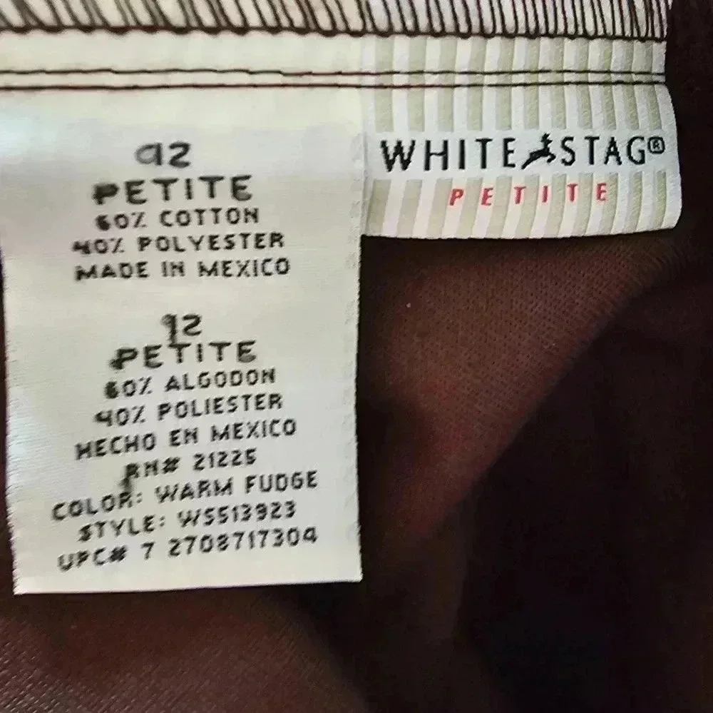 White Stag Pants 12P NWT - Picture 3 of 5